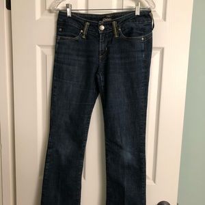 Serfontaine low rise stretch straight leg jeans 28